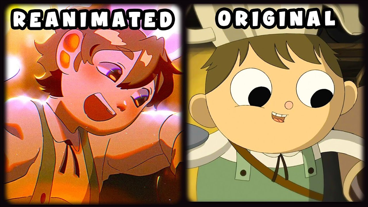 Original VS Reanimated - Over the Garden Wall Reanimated (Side-by-Side Comparison)