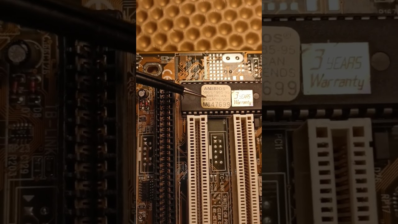 Ремонт раритетной материнской платы на сокет7 Zida #soldering