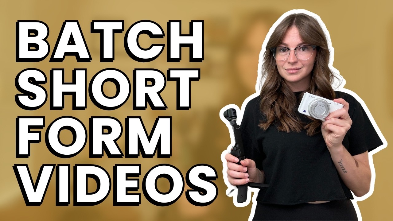 How I created short form videos for an ENTIRE month in just ONE day