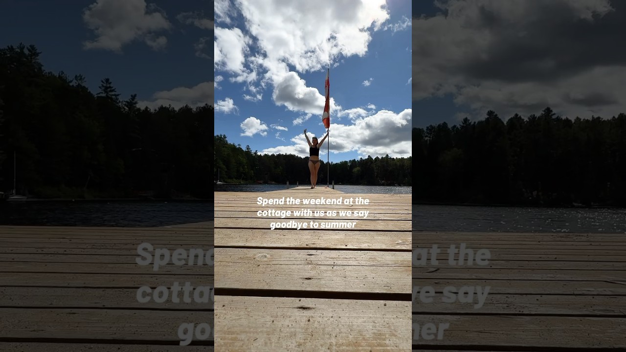 Die letzten Tropfen des Sommers im Cottage aufsaugen ☀️