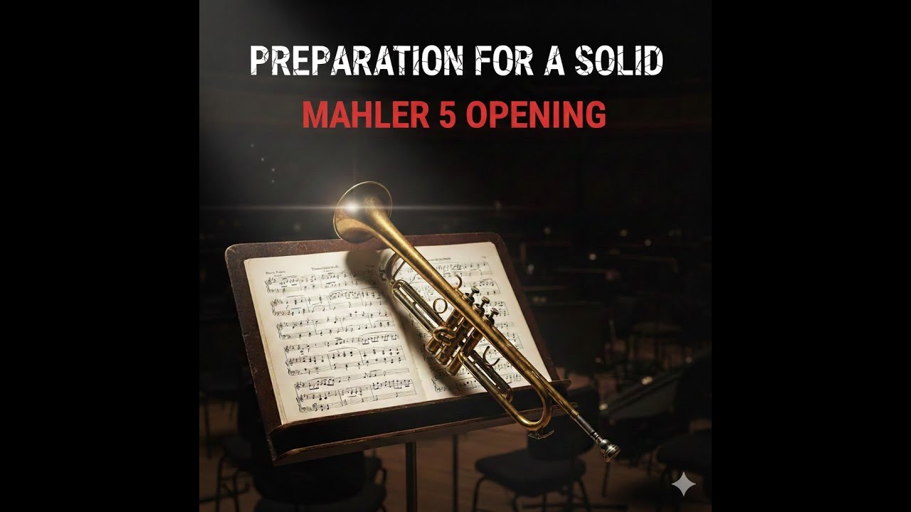 How to prepare for an accurate Mahler 5 opening on Trumpet.