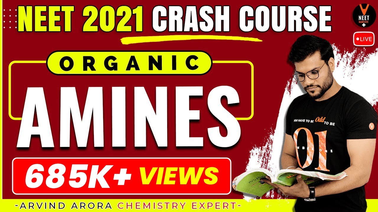 Amines Organic Chemistry Class 12 One Shot | NEET 2023 Preparation | NEET Chemistry | Arvind Sir