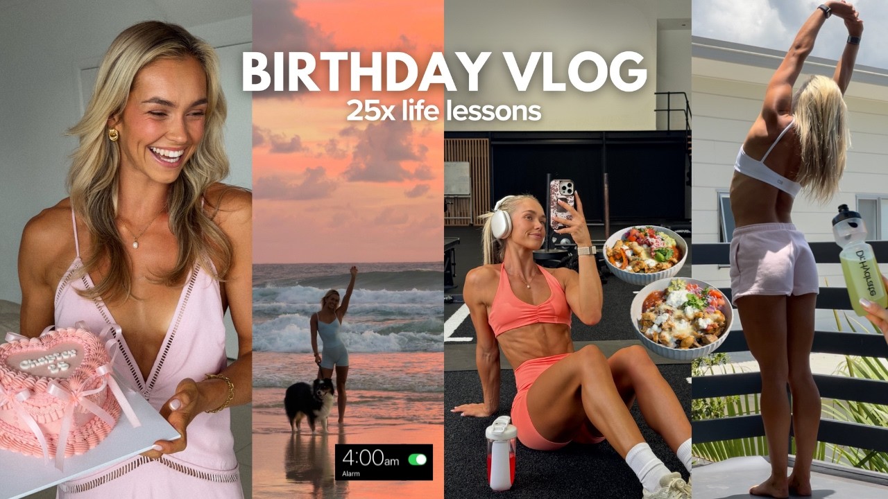 25 lessons I've learned by 25 🎀 | bday week, wedding planning, state champs & moving house...