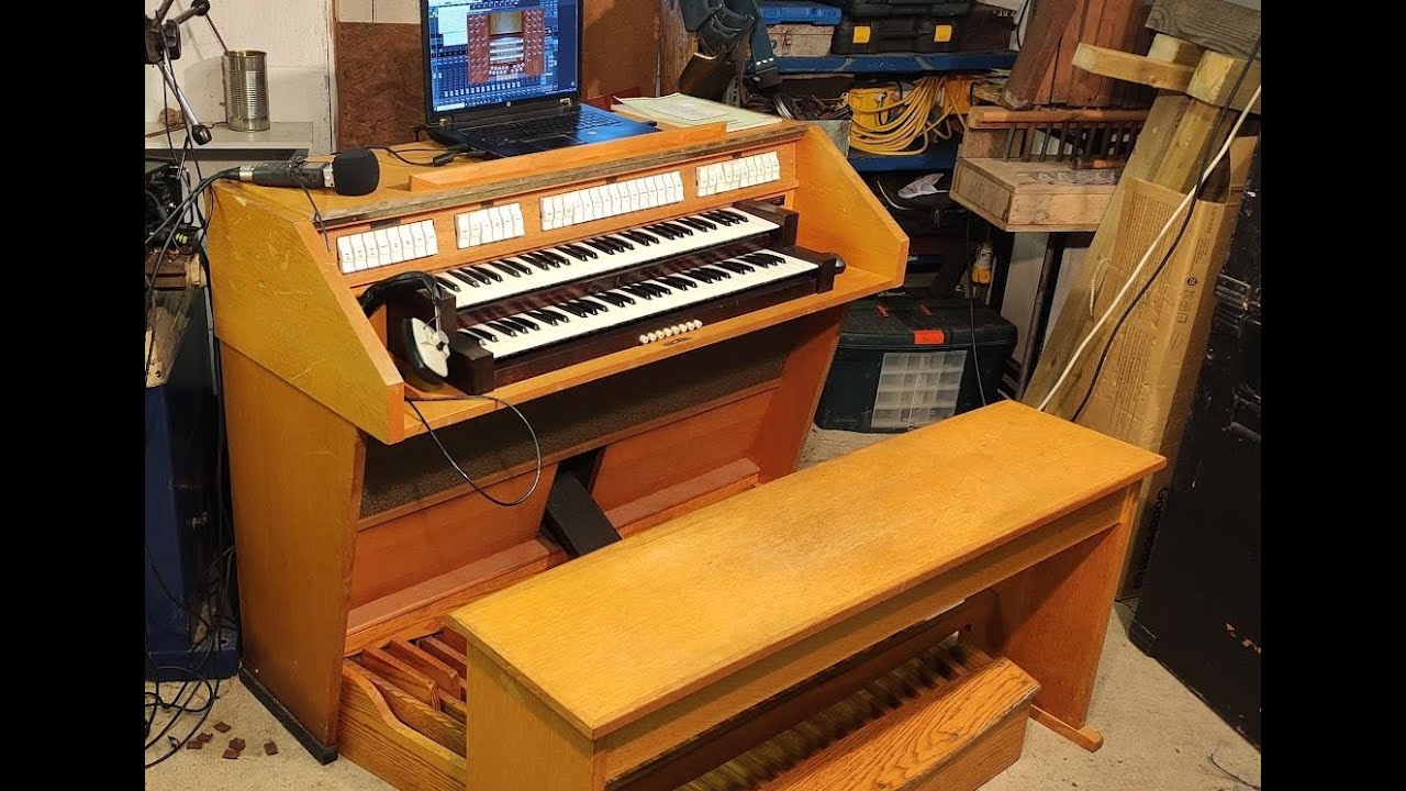 Covid Quarantine Organ Building Challenge - A 40 year old organ console goes digital!