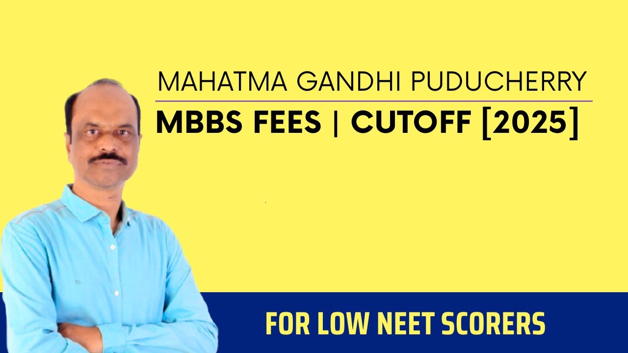 Mahatma Gandhi Medical College, Puducherry (MGMCRI): Fees, Cutoff & Full Details for MBBS 2025!