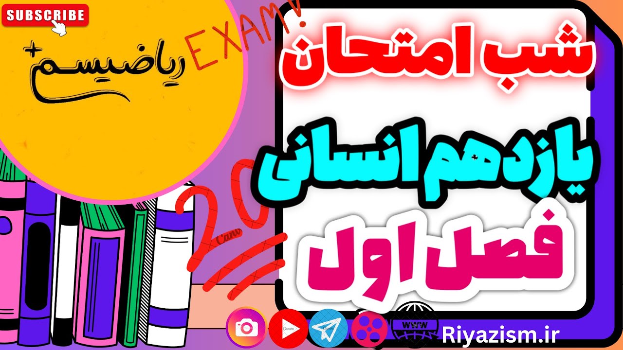 ریاضی یازدهم انسانی شب امتحان منطق ریاضی  فصل اول نسخه ابتدایی