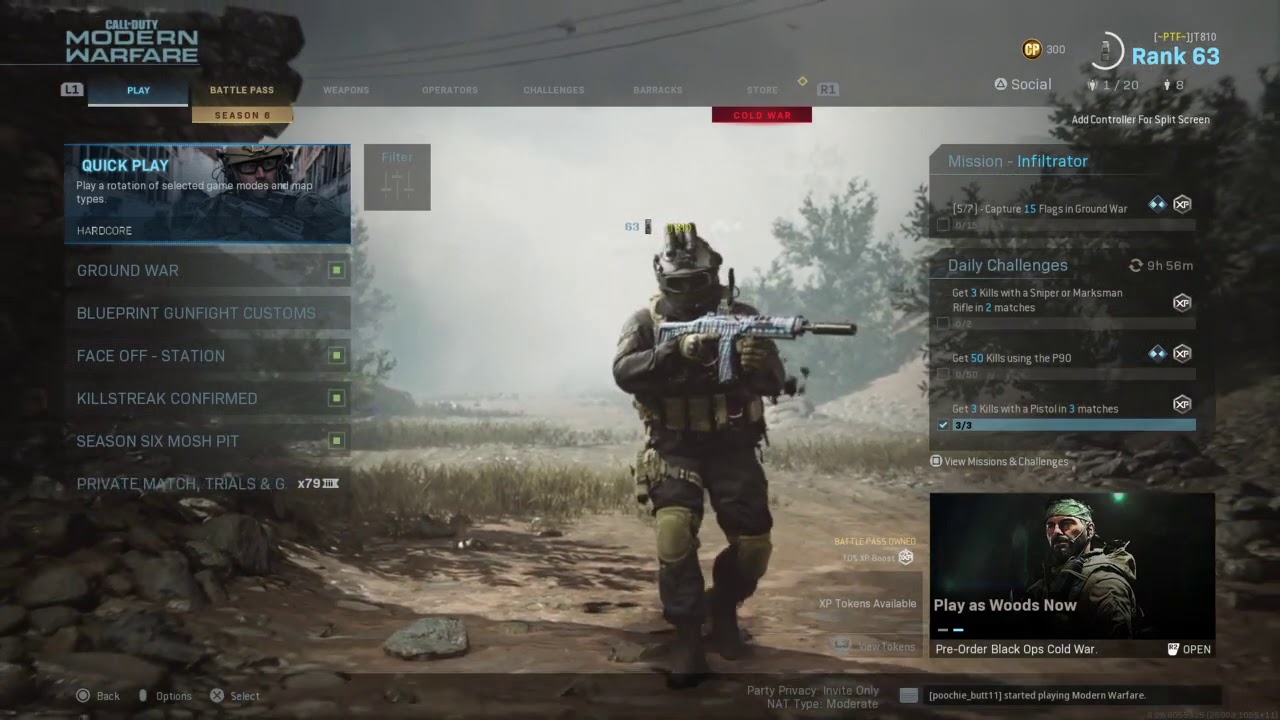 Modern Warfare Season 6 Multiplayer Menu Theme/Music