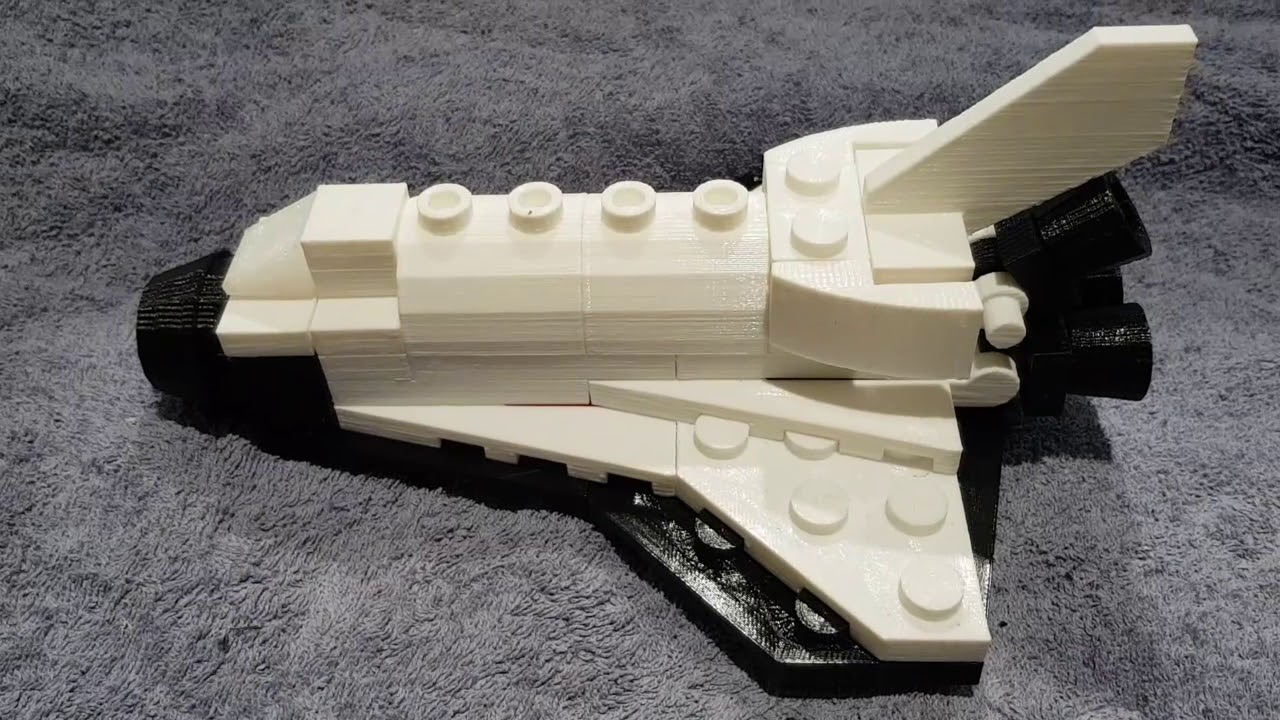 3D printed Lego Space Shuttle