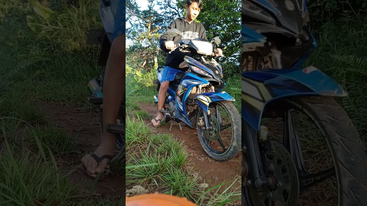 Test Suara Knalpot Racing SC Project pelangi di Jupiter MX New 135 || limitnya jossss#shorts