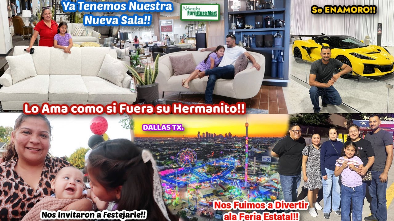 Ya Tenemos Sala Nueva😍+Nos Fuimos a Divertirmos🎡+Ella lo AMA como su Hermanito🥹+Erick se ENAMORO🙊