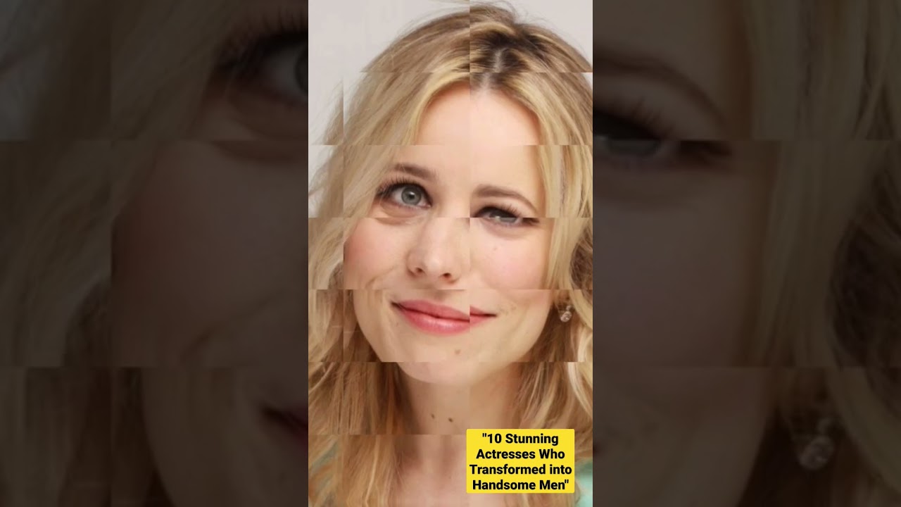 10 Stunning Actresses Who Transformed into Handsome Men