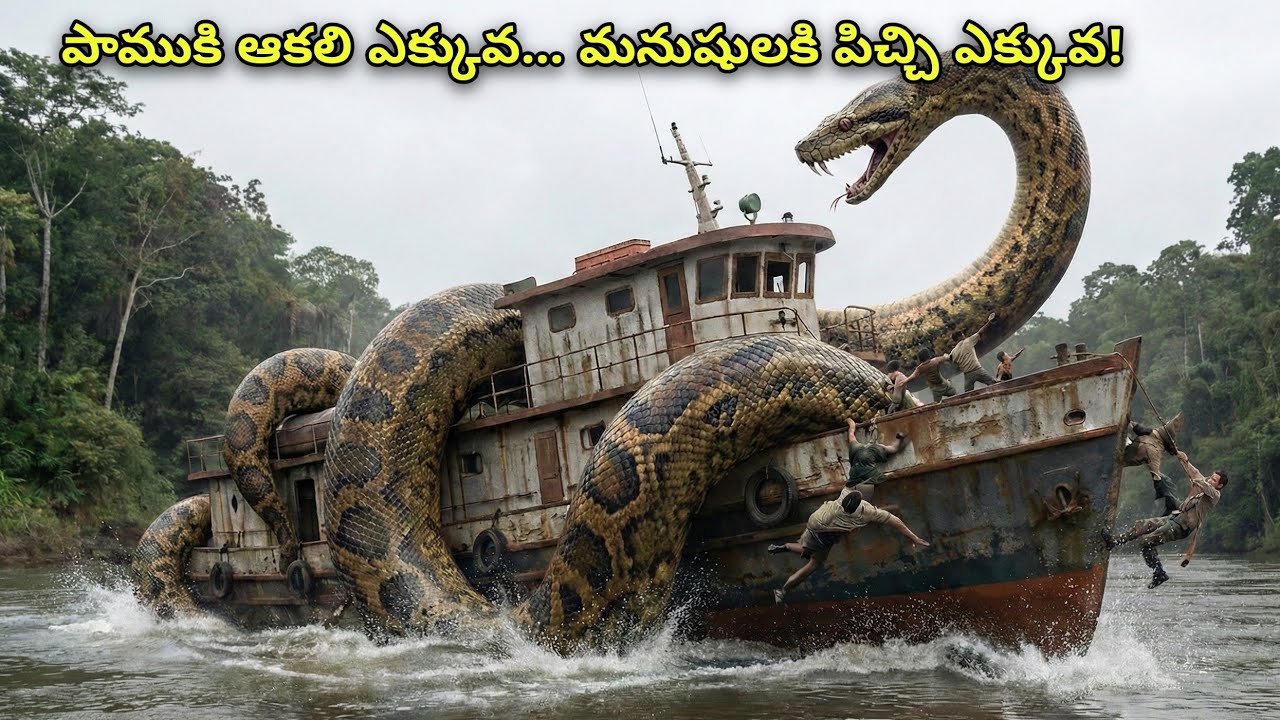 Boat journey లో భయంకరమైన Twist !!  / Anaconda / Movie Explained / Curiosity Telugu 