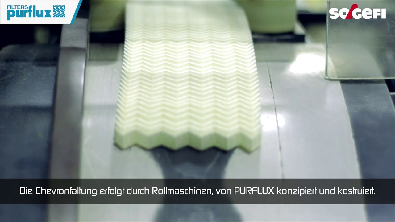 Purflux - Chevronfaltung-Technology