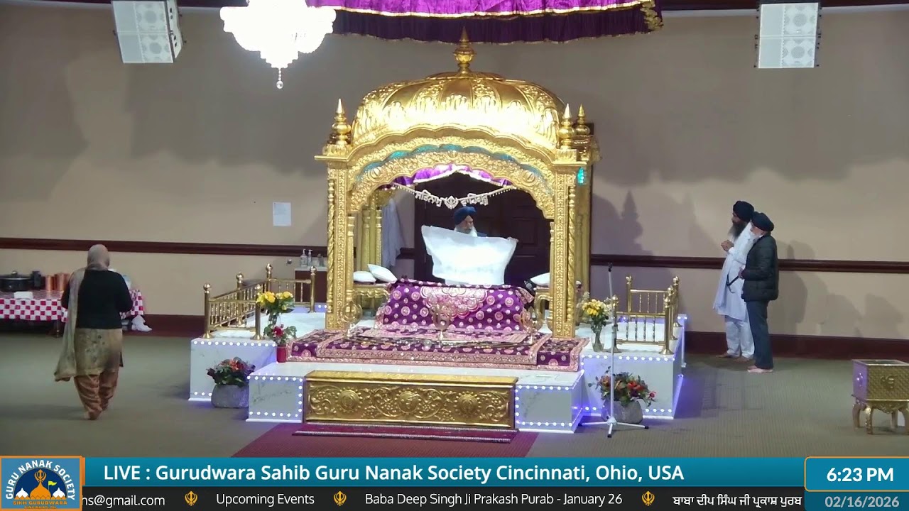 Guru Nanak Society of Greater Cincinnati Live Stream
