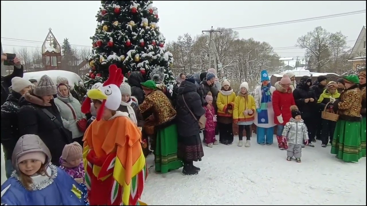 «Весëлое Рождество» у Свято-Успенского храма
