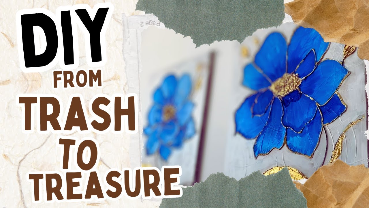 Trash to Treasure : Repainting an old Canvas / DIY Art Makeover