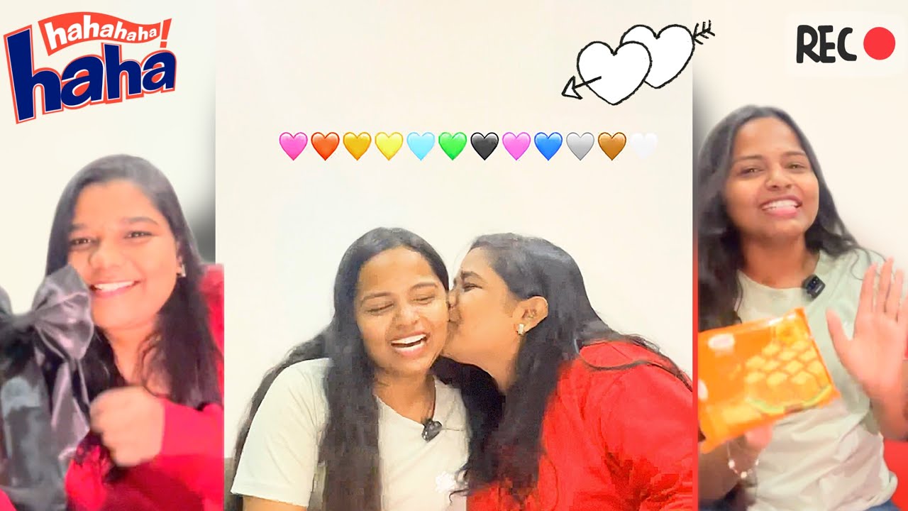 Color Gift Exchange Challenge 😍with my bestie ❤️