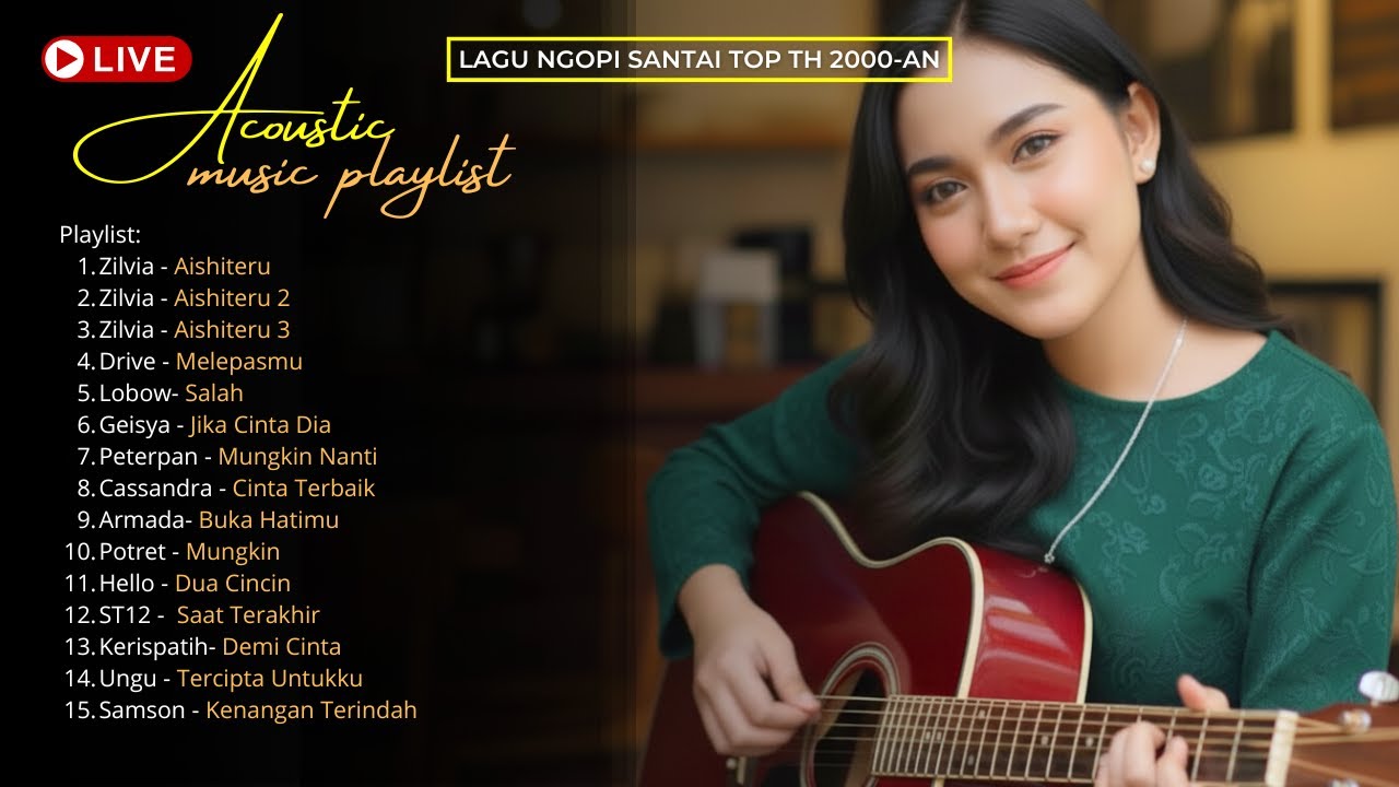 KUMPULAN LAGU POP INDONESIA TOP  ERA 2000-an PALING MENYAYAT HATI | AKUSTIK  COVER TERBAIK