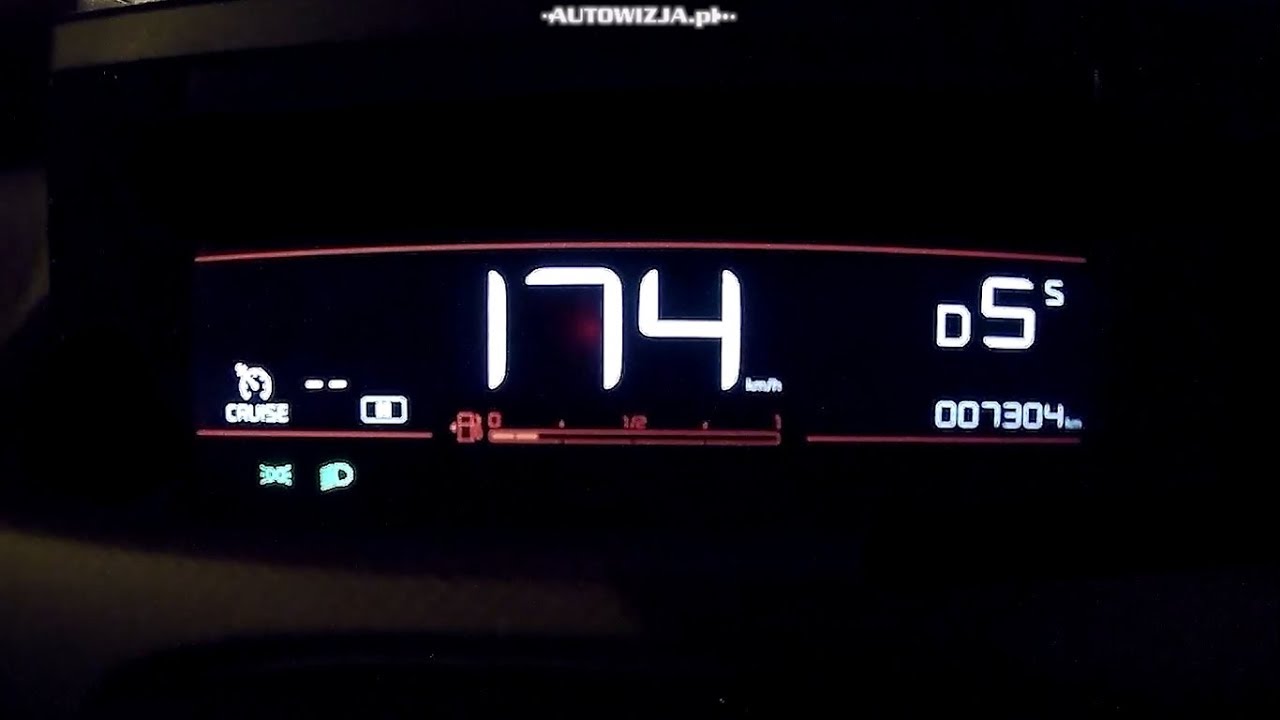 Citroen C4 Cactus 1.2 PureTech 110 EAT6 acceleration 0-100 km/h, 0-180 km/h, 0-400 m