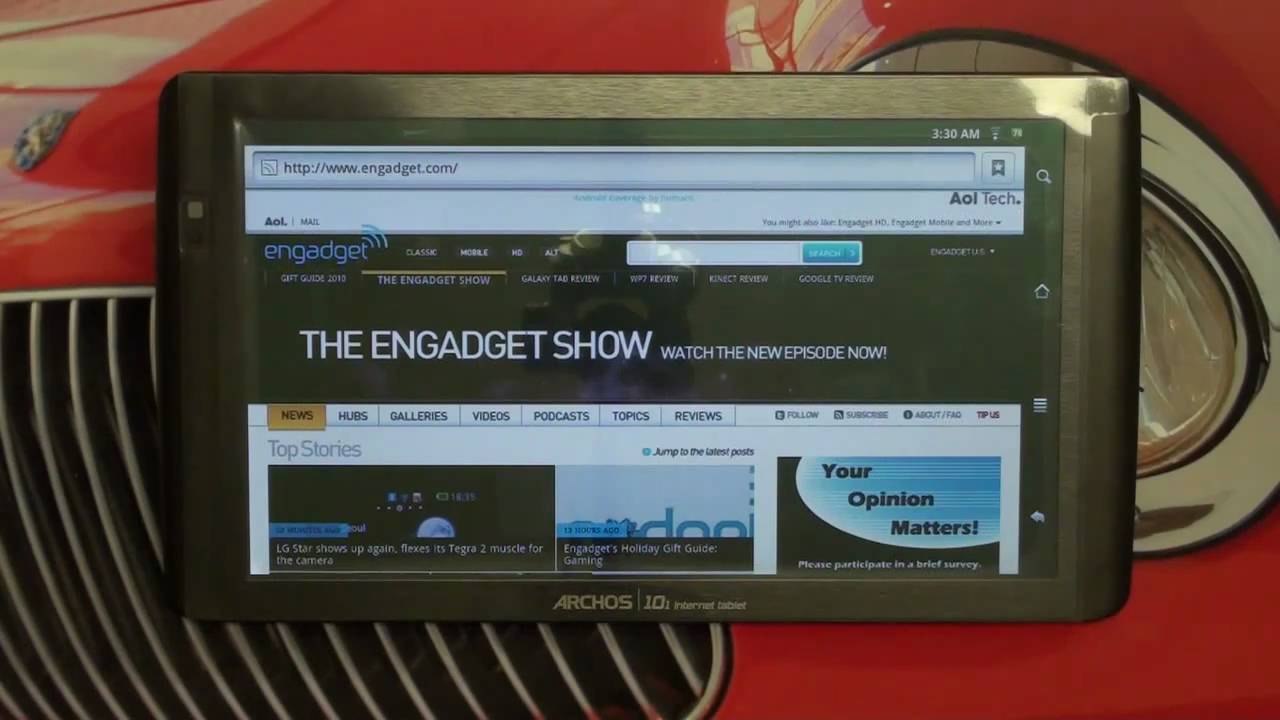 Archos 101 Android Internet Tablet Review by The Digital Digest