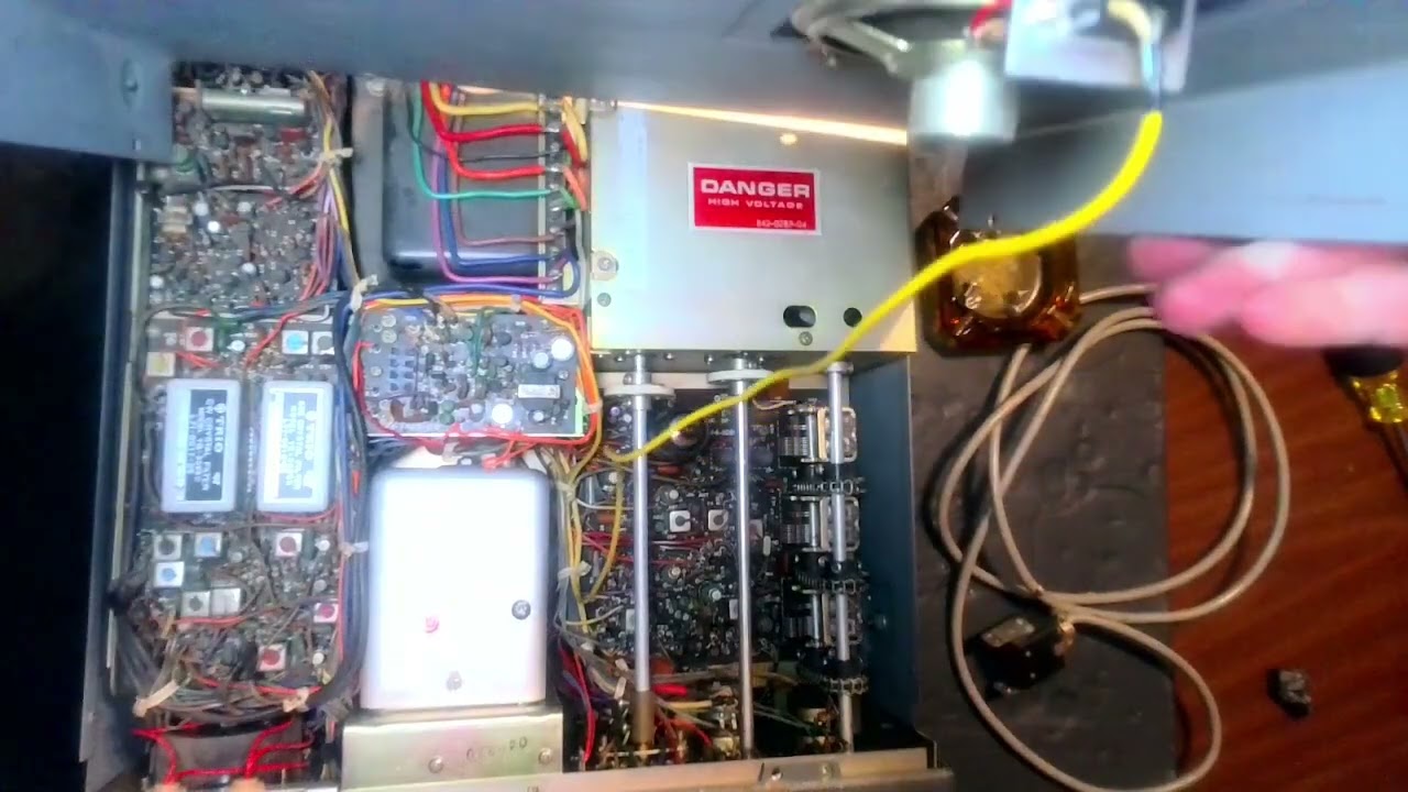 Kenwood TS 520 Power cord replacement and quick receive check