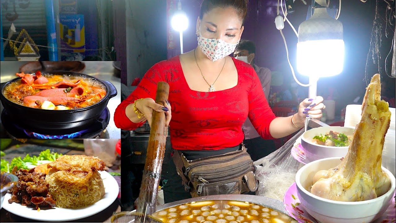 From Sunset to Sunrise Food Store Serving Frog Porridge, Beef Bone Noodle, Fried Rice, Fried Noodle
