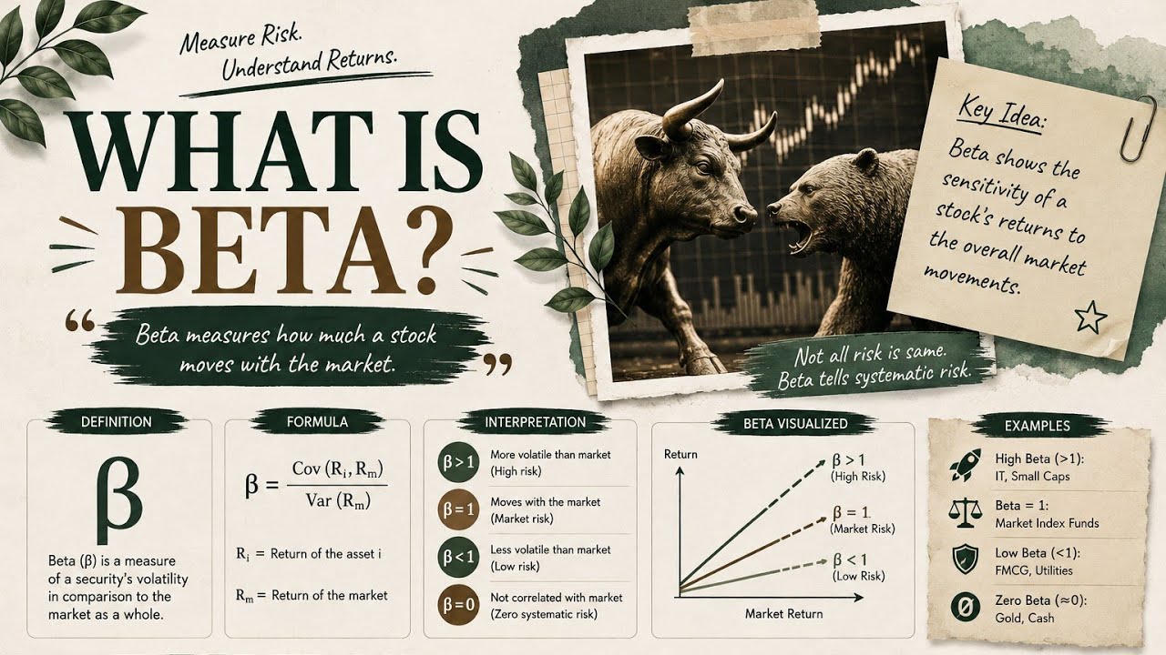 What is Beta in Finance? | BETA | Practicalist
