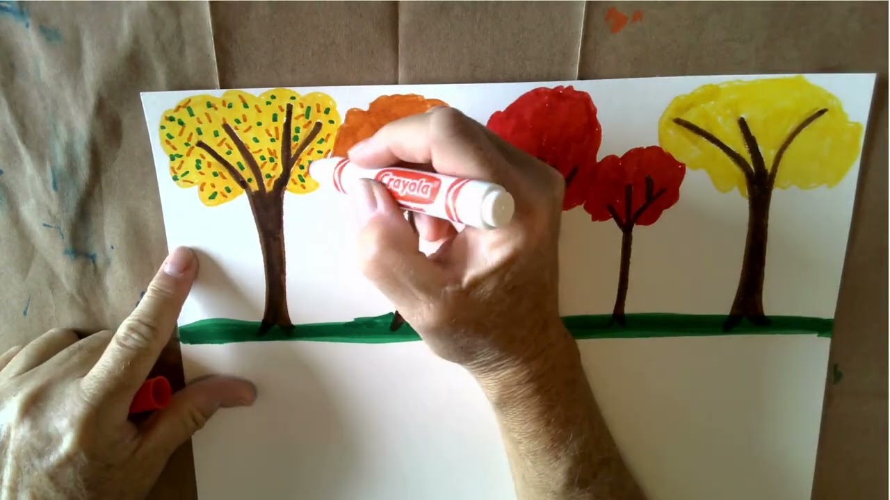 Art Club: Fall Reflections- Painting Craft for Kids