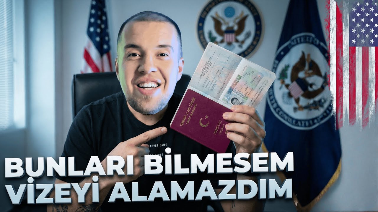 Aldığım EN KOLAY VİZE oldu! (ABD Vize Mülakatı ve Bilmeniz Gerekenler)