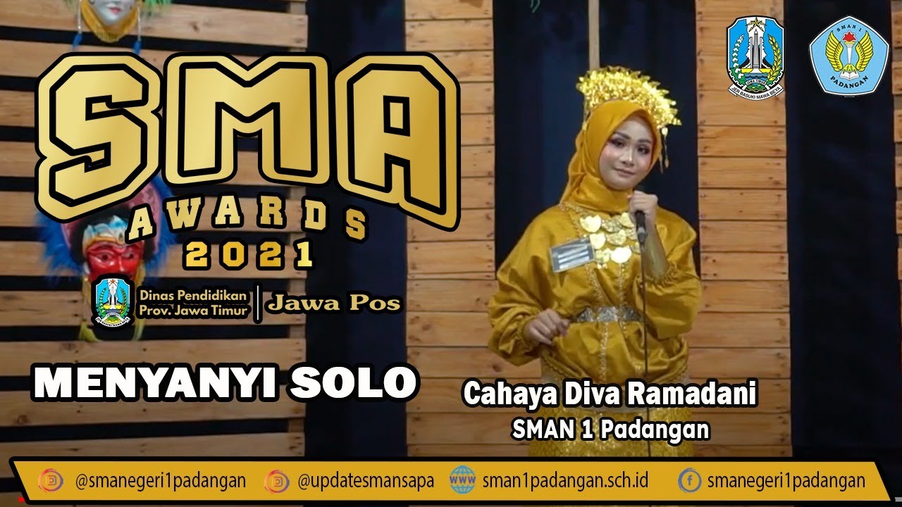 JAWA POS SMA AWARDS 2021 - MENYANYI SOLO - SMAN 1 PADANGAN