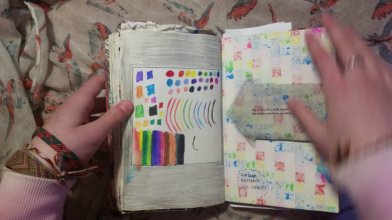 Flip through of completed 'Mess' By Keri Smith 📕 📕 📕 📕