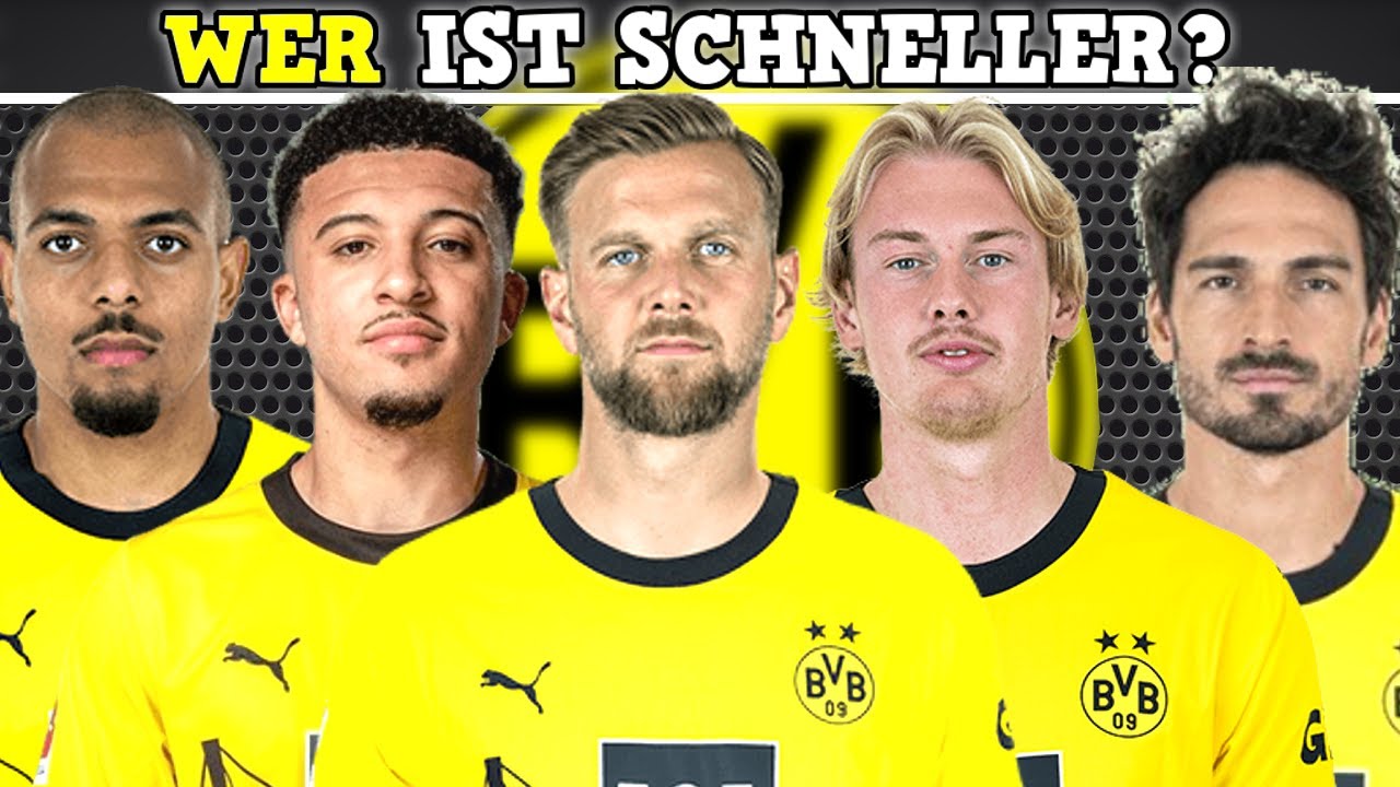 Welcher Dortmund Spieler ist schneller? 👀⚽️ | BVB Quiz