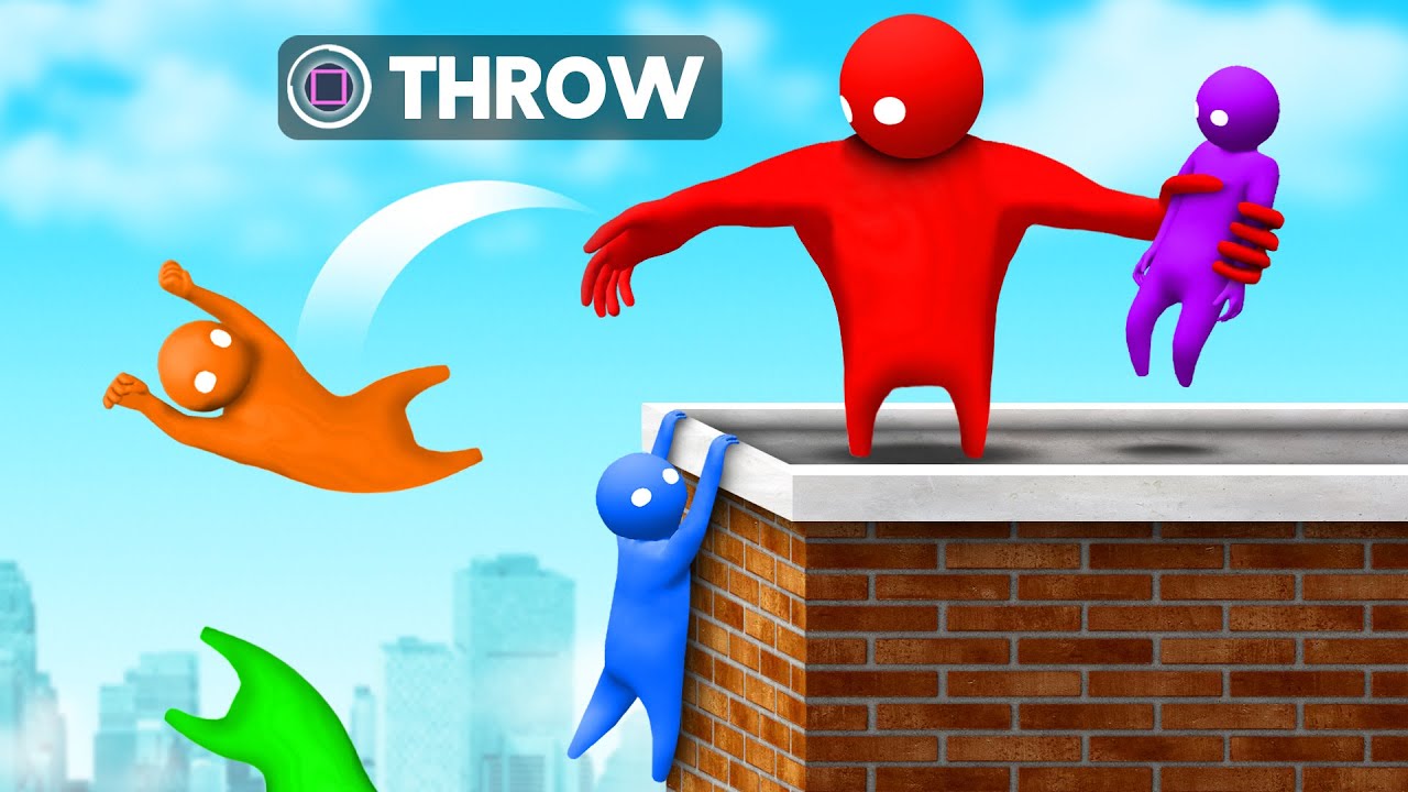 Extreme Fight with My Friends in Gang Beasts!