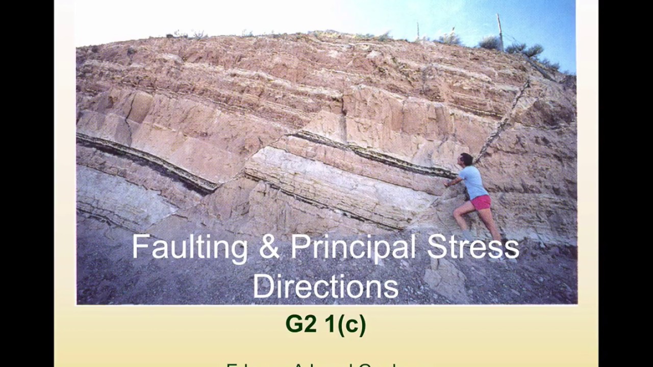 Faults & Principal Stresses