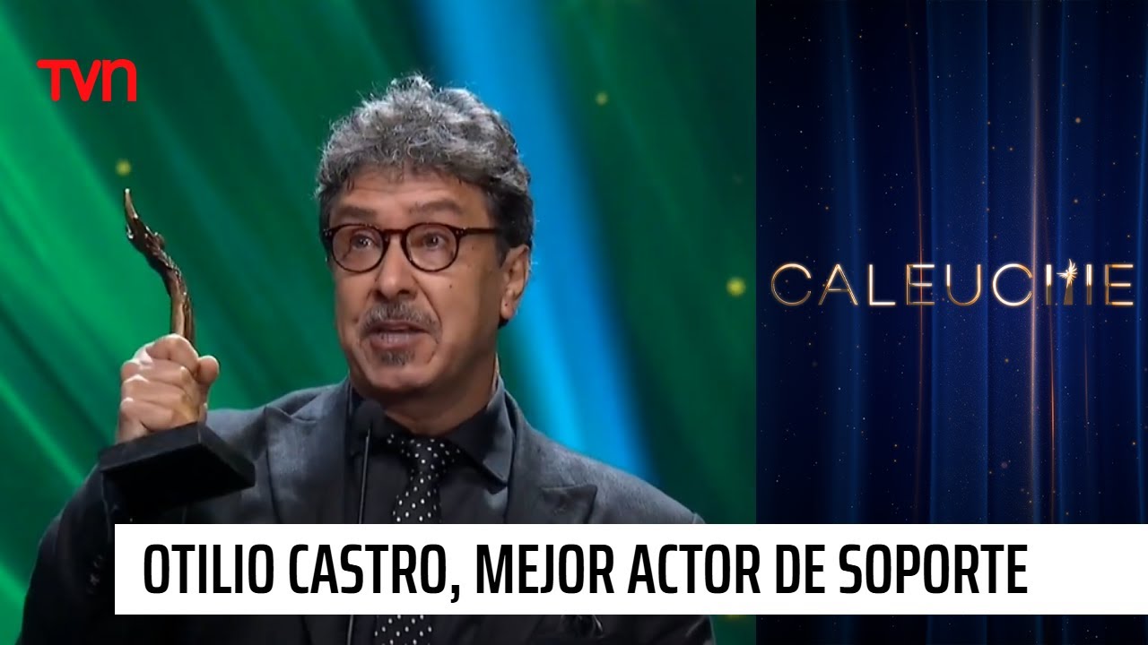 Otilio Castro recibe premio a Mejor Actor de Soporte: &ldquo;No lo esperaba&rdquo; | Premios Caleuche 2025