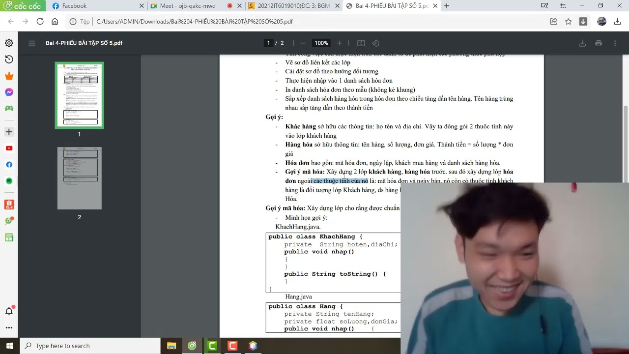 java Bài toán hàng hóa