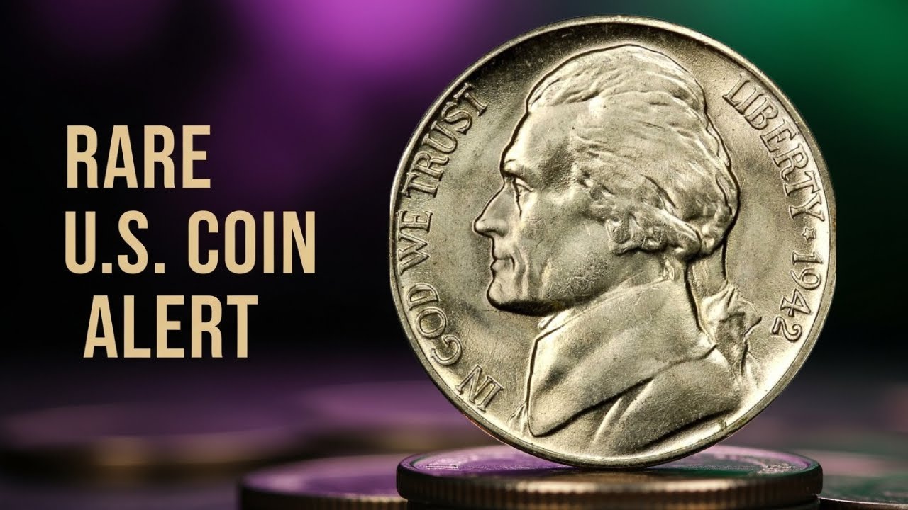 Most Expensive  Jefferson nickel five cent 1942-S worth up to $400,000// Look For this!