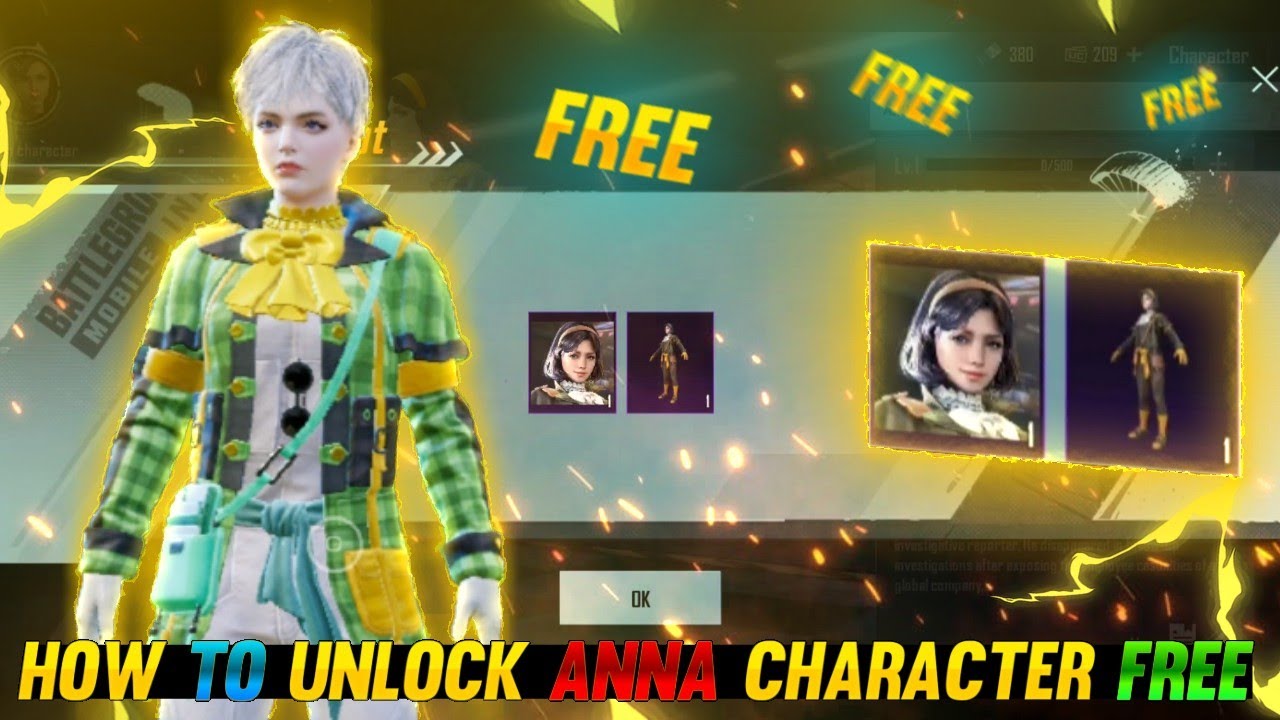 How To Unlock Anna Character Free || Unlock Free  Anna Character Max Level 10 || By IND VIJAY