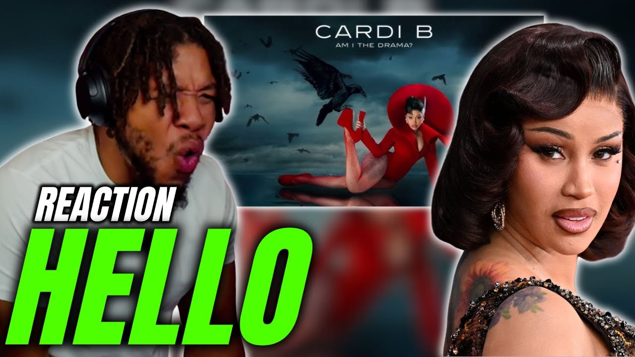 Я &mdash; драма? | Cardi B &mdash; Привет (РЕАКЦИЯ)