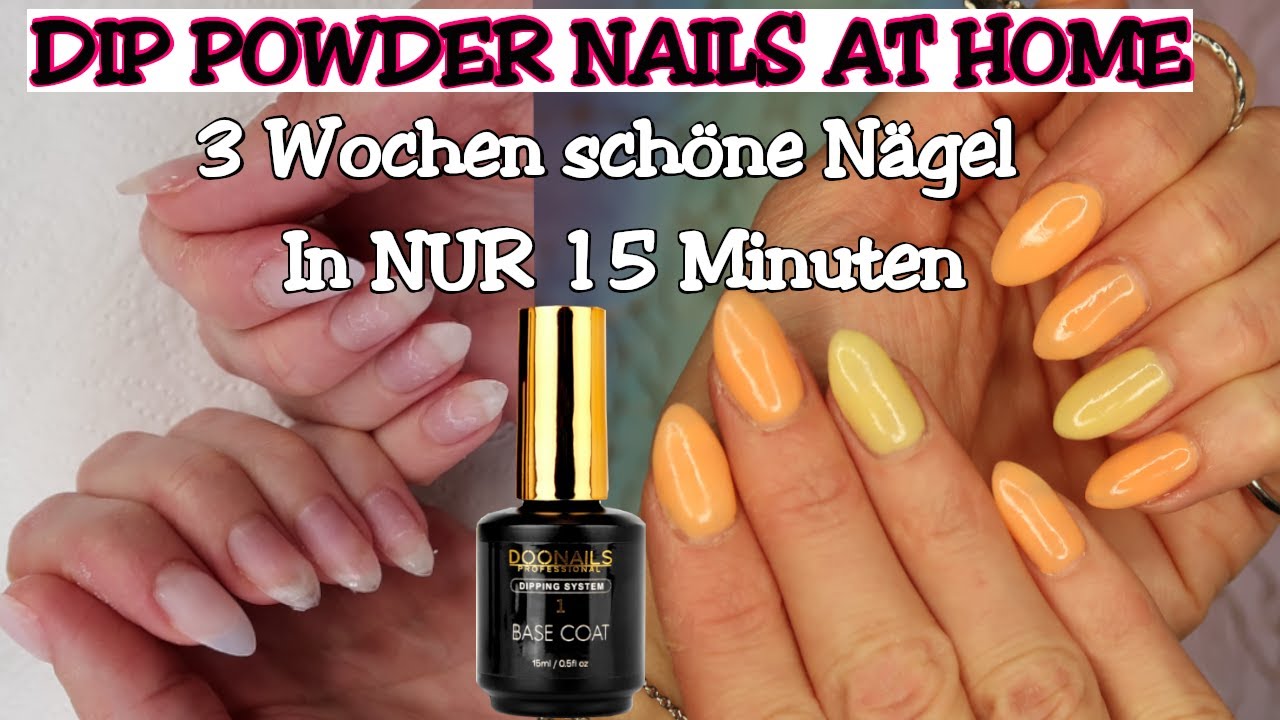 DIP POWDER NAILS AT HOME | Doonails