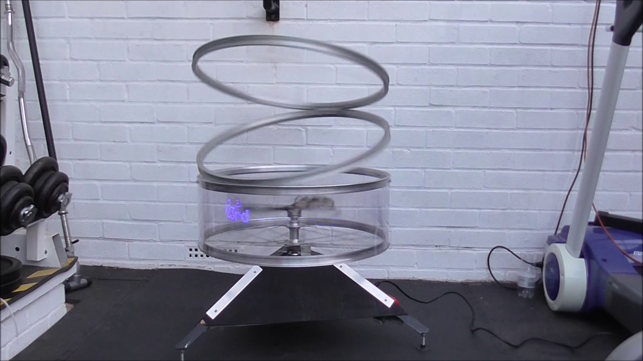 Spinning bicycle wheel POV display