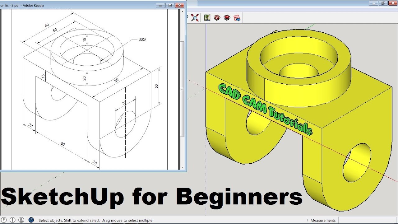 SketchUp Modeling Tutorial for Beginners