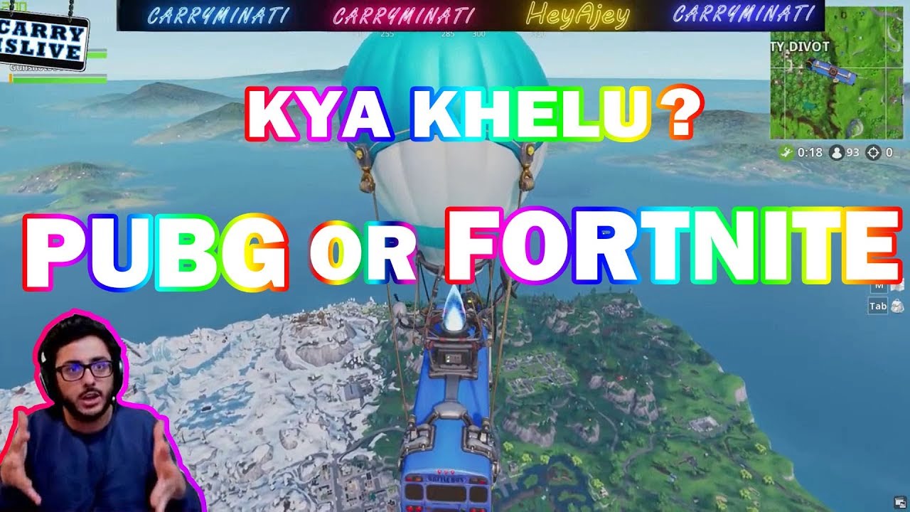 PUBG OR  FORTNITE | CARRYMINATI | HIGHLIGHTS