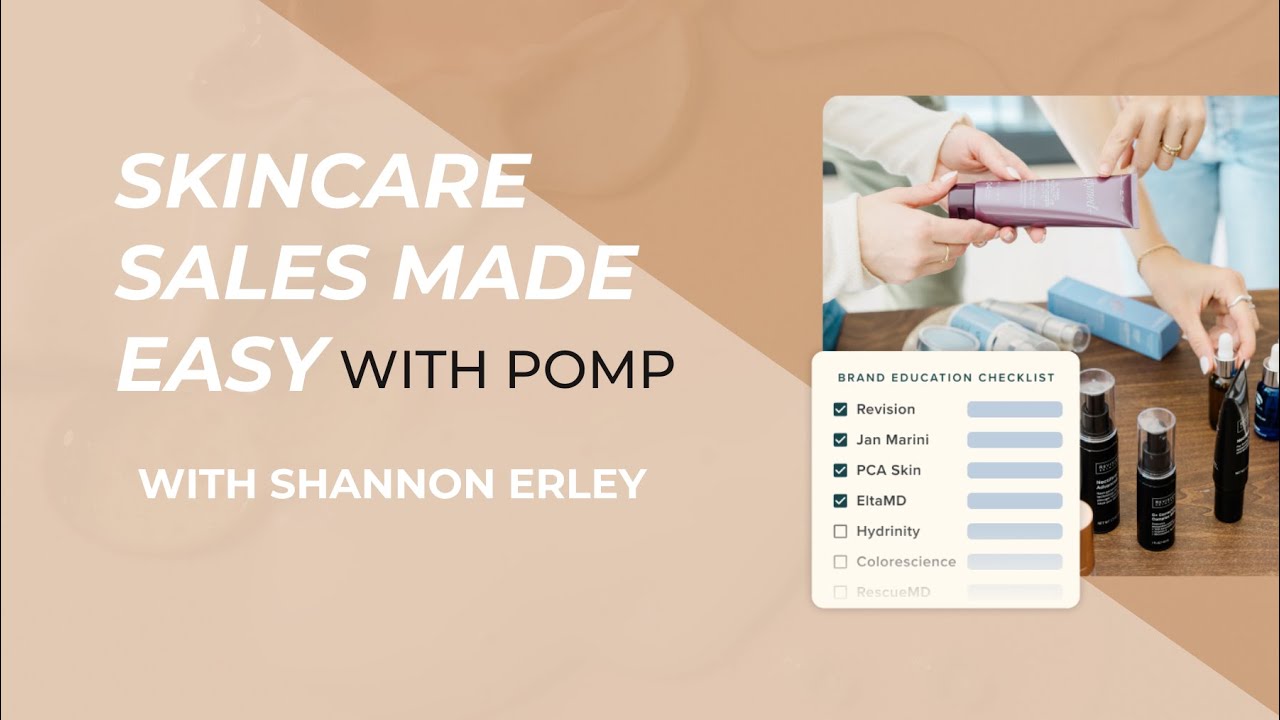 How to sell $1000's in skin care products without buying any inventory - Pomp for Estheticians
