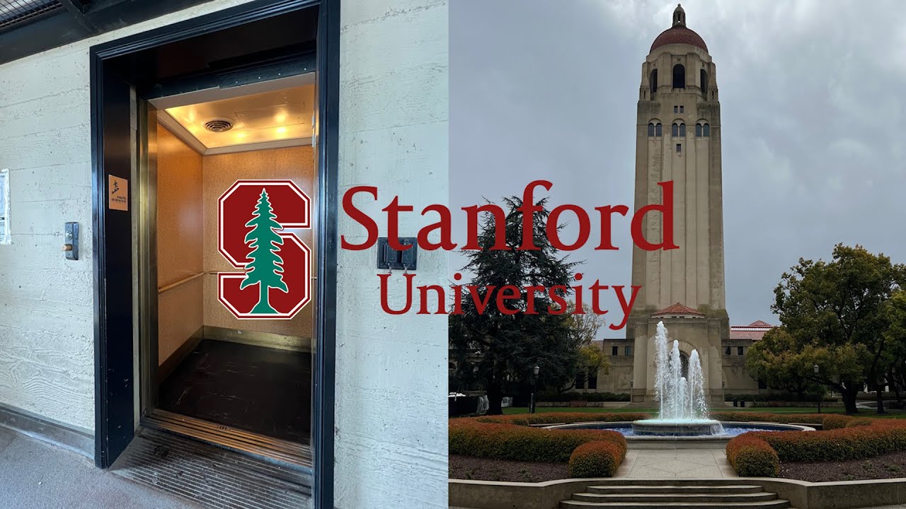Cool OTIS Traction Elevator - Hoover Tower, Stanford University - Stanford, CA