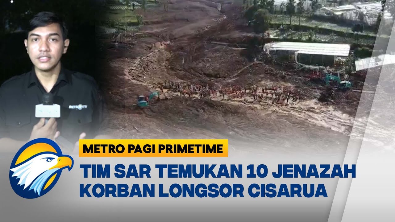 TERKINI! Update Pencarian Korban Longsor Cisarua | Metro Pagi Primetime