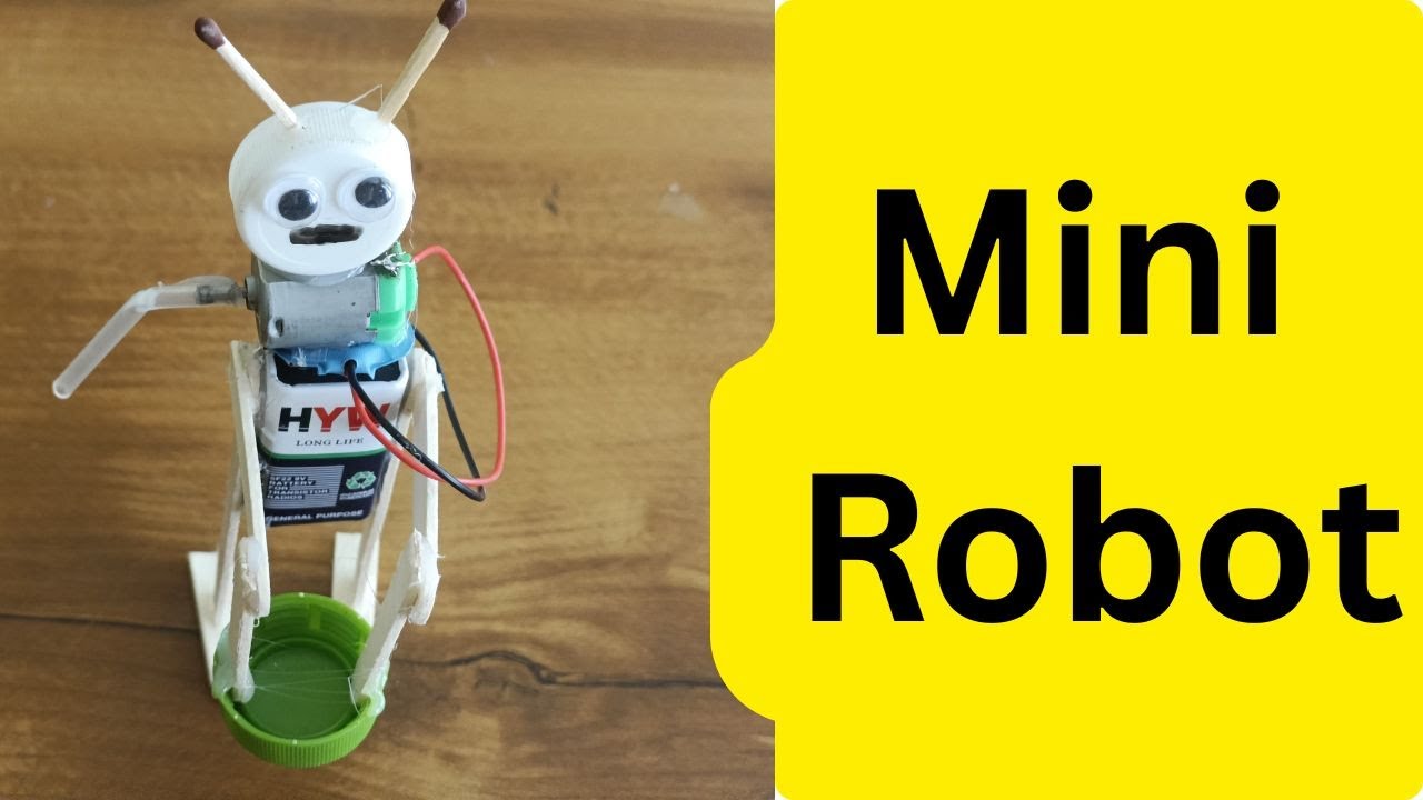 How to Make Mini Robot Usig Dc Motor | VB CREATION