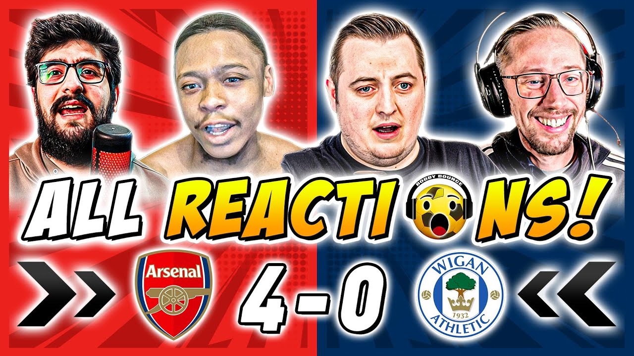 Arsenal and Rivals & Haters Fan Reactions to Arsenal 4-0 Wigan | FA Cup Fan Reactions