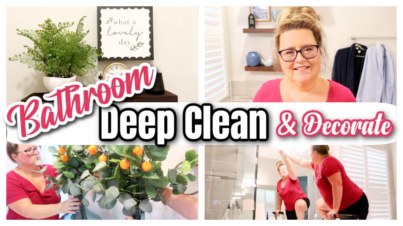 🌸BATHROOM DEEP CLEANING PROCESS | CLEANING MOTIVATION | MOM TO MOMS