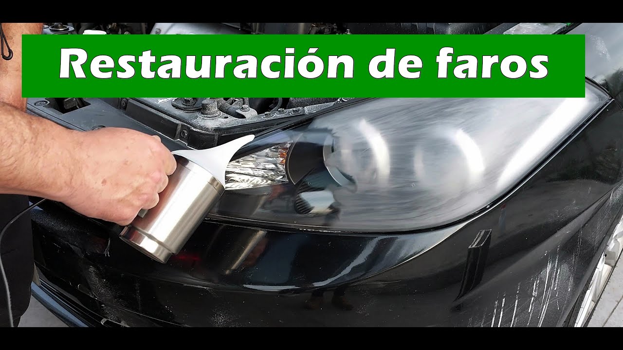 Restauración faros con polímero| soportes de radiador | Plafon LED matrícula | HYUNDAI COUPE.